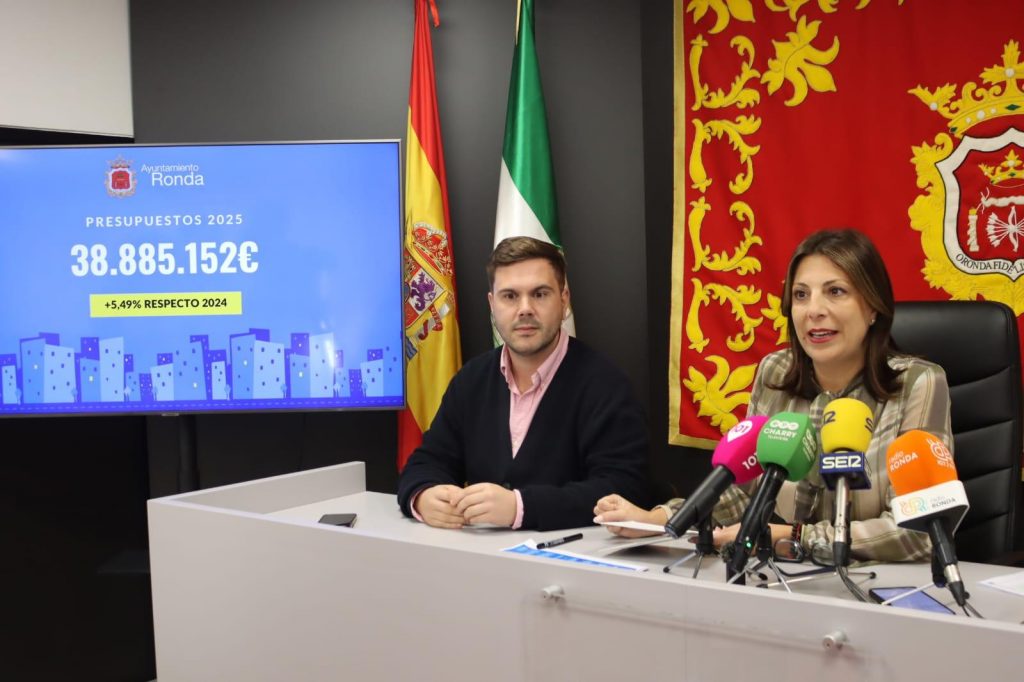 Los presupuestos de Ronda en 2025 recogen casi 20 millones de euros ...